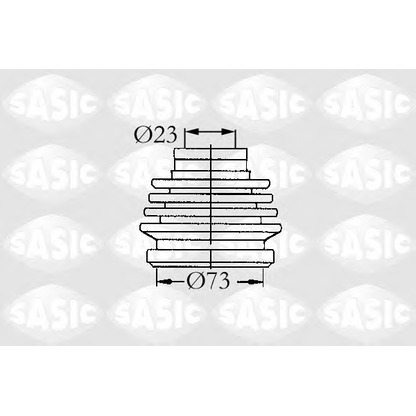 Photo Bellow Set, drive shaft SASIC 9004631