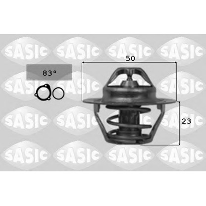 Photo Thermostat, coolant SASIC 3304002