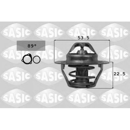 Photo Thermostat, coolant SASIC 3304009