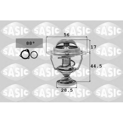 Foto Termostato, Refrigerante SASIC 3306039