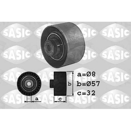 Photo Deflection/Guide Pulley, timing belt SASIC 1700019