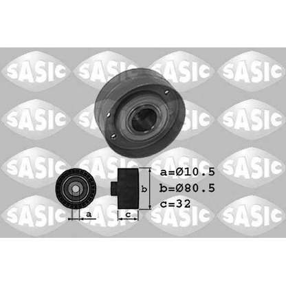 Photo Deflection/Guide Pulley, timing belt SASIC 1704004