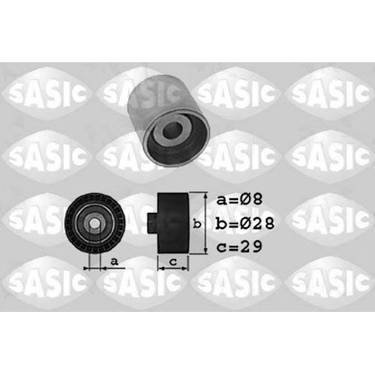 Photo Deflection/Guide Pulley, timing belt SASIC 1706002