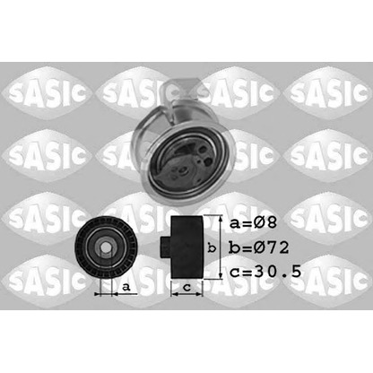 Photo Tensioner Pulley, timing belt SASIC 1706017