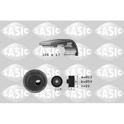 Photo Timing Belt Kit SASIC 1750022