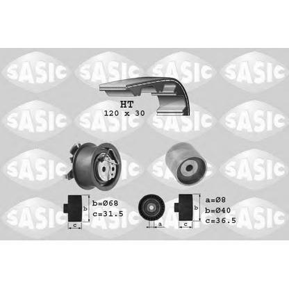 Photo Timing Belt Kit SASIC 1756003