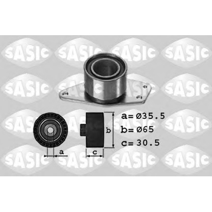 Photo Deflection/Guide Pulley, timing belt SASIC 1704017