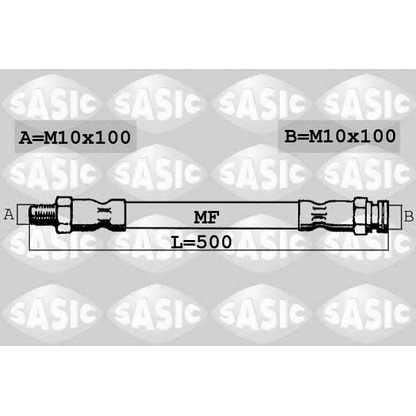 Photo Brake Hose SASIC 6600017