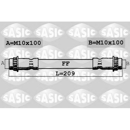 Photo Brake Hose SASIC 6600025