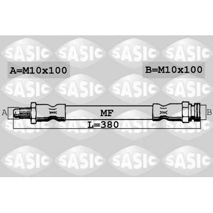 Photo Brake Hose SASIC 6600027