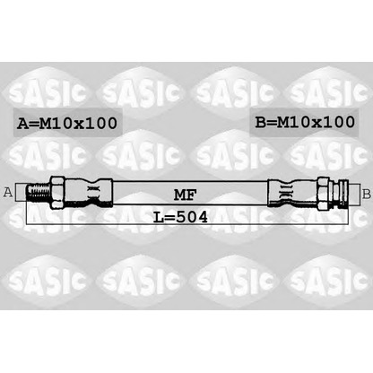 Photo Brake Hose SASIC 6606024