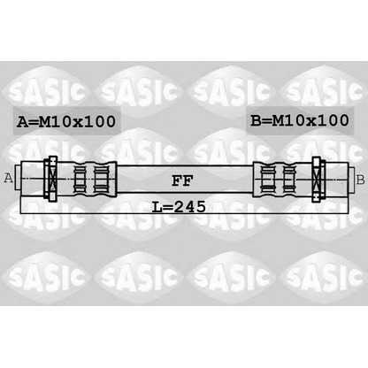 Foto Flessibile del freno SASIC 6606045