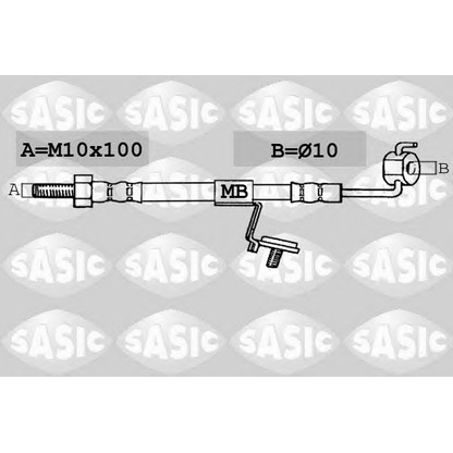 Foto Flessibile del freno SASIC SBH6329