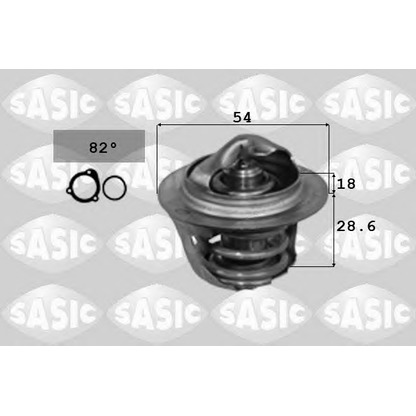 Photo Thermostat, coolant SASIC 3306091