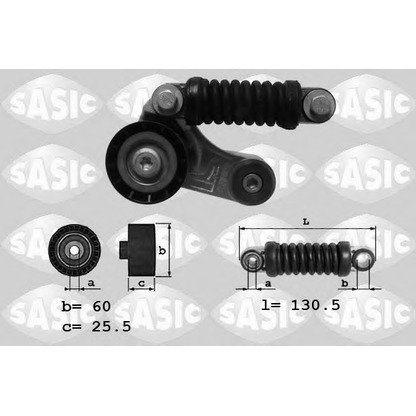 Foto Tensor de correa, correa poli V SASIC 1624048