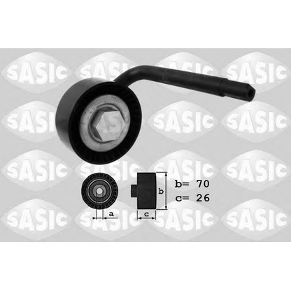 Photo Tensioner Pulley, V-belt SASIC 1626067