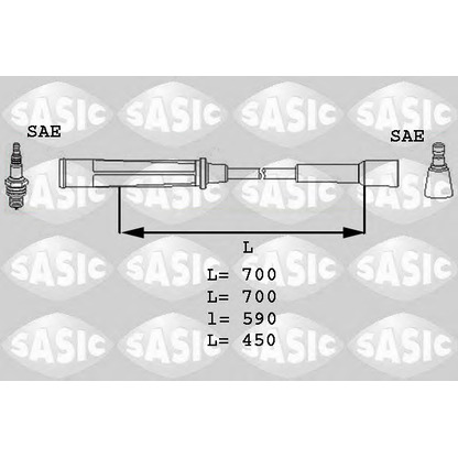 Foto Kit cavi accensione SASIC 9284002