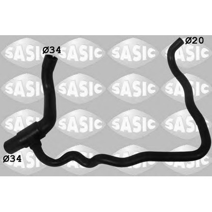 Photo Radiator Hose SASIC 3406217