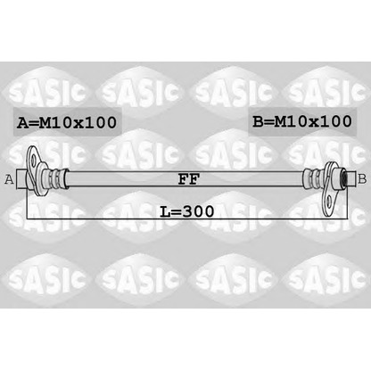 Foto Tubo flexible de frenos SASIC 6600062