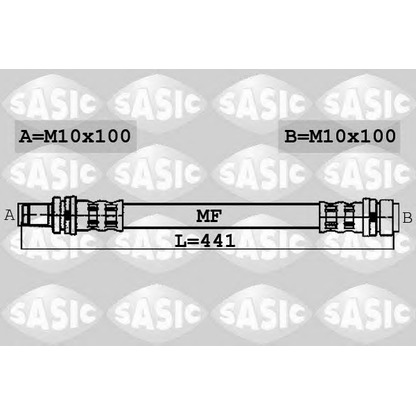 Photo Brake Hose SASIC 6606184