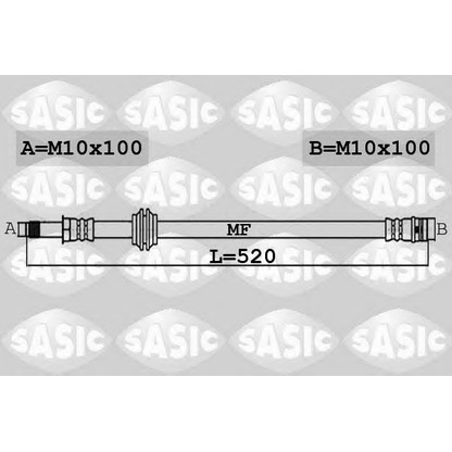 Photo Brake Hose SASIC 6606222