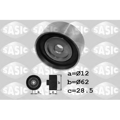 Photo Deflection/Guide Pulley, timing belt SASIC 1706034