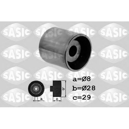 Photo Deflection/Guide Pulley, timing belt SASIC 1706035