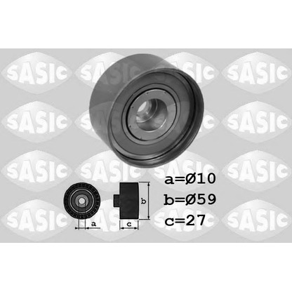 Photo Deflection/Guide Pulley, timing belt SASIC 1706084