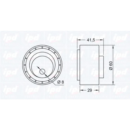 Photo Timing Belt Kit IPD 140162