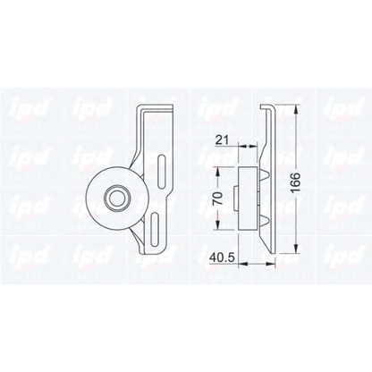 Foto Rullo tenditore, Cinghia Poly-V IPD 140288