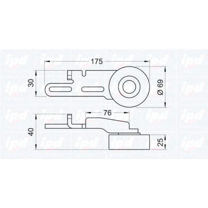 Foto Rullo tenditore, Cinghia Poly-V IPD 140528