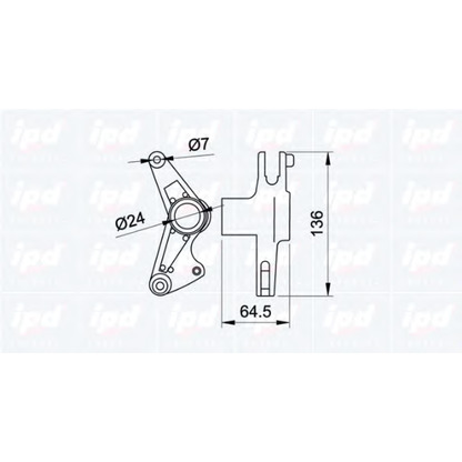 Foto Brazo tensor, correa poli V IPD 100693