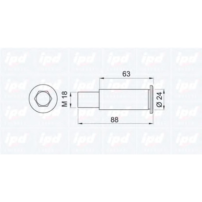 Photo Bearing Journal, tensioner pulley lever IPD 130660