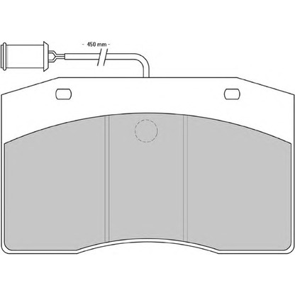 Photo Brake Pad Set, disc brake BERAL 2918620004134506