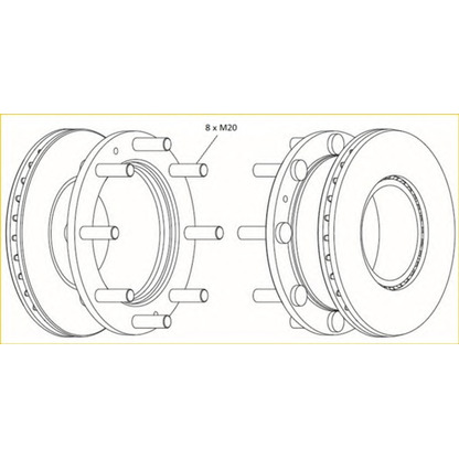 Photo Brake Disc BERAL BCR307A