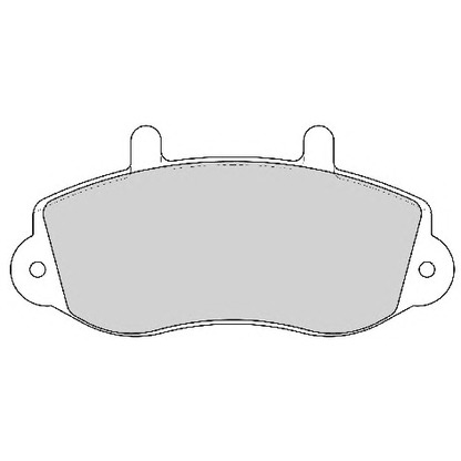 Фото Комплект тормозных колодок, дисковый тормоз ABEX AVR113