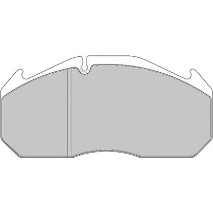 Photo Brake Pad Set, disc brake ABEX G6911