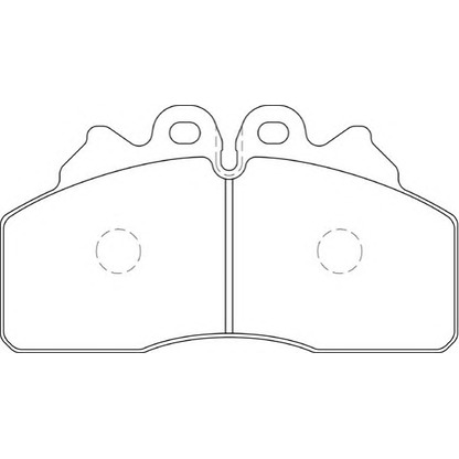 Photo Brake Pad Set, disc brake ABEX G6969