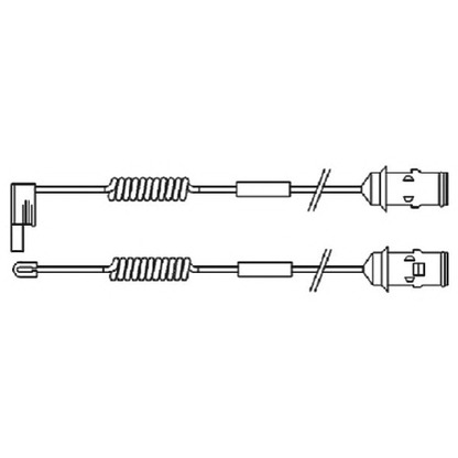 Photo Warning Contact, brake pad wear ABEX FAI110