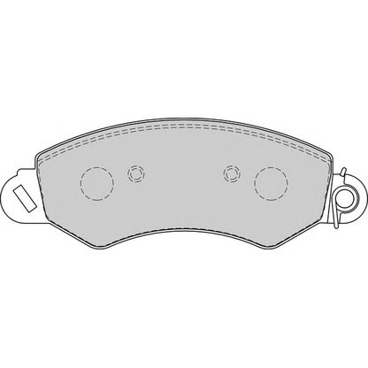 Фото Комплект тормозных колодок, дисковый тормоз DURON DBP201774