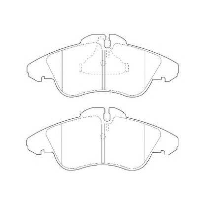 Photo Kit de plaquettes de frein, frein à disque DURON DBP221038