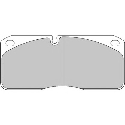 Photo Brake Pad Set, disc brake DURON DCV733