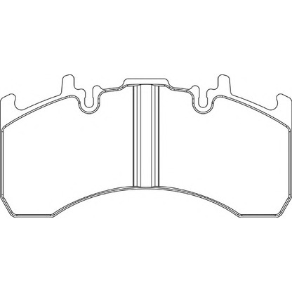 Photo Brake Pad Set, disc brake DURON DCV4170B