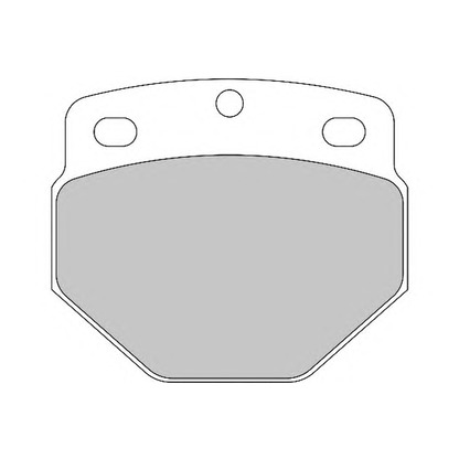 Фото Комплект тормозных колодок, дисковый тормоз DURON DCV594