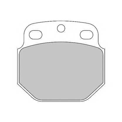 Фото Комплект тормозных колодок, дисковый тормоз DURON DCV961