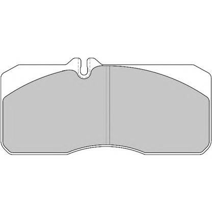 Photo Brake Pad Set, disc brake DURON DCV987