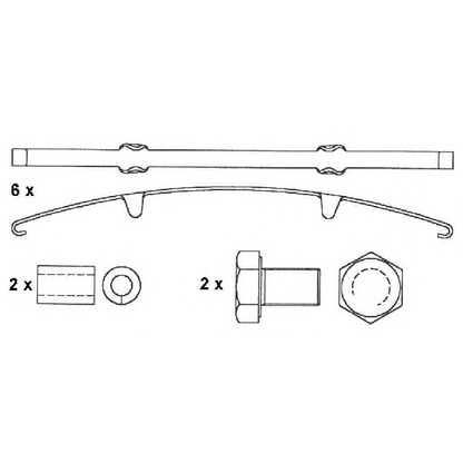 Foto Kit pastiglie freno, Freno a disco DURON DCV1585BFE