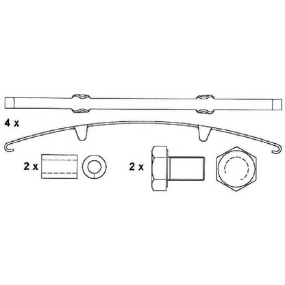 Foto Kit pastiglie freno, Freno a disco DURON DCV1656B