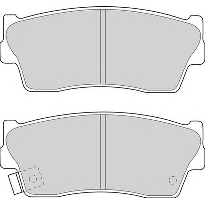 Photo Kit de plaquettes de frein, frein à disque DURON DBP360712