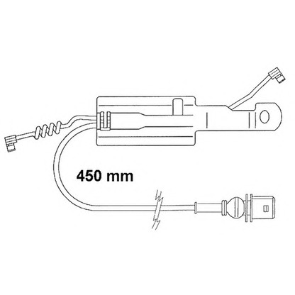 Photo Warning Contact, brake pad wear DURON FAI166